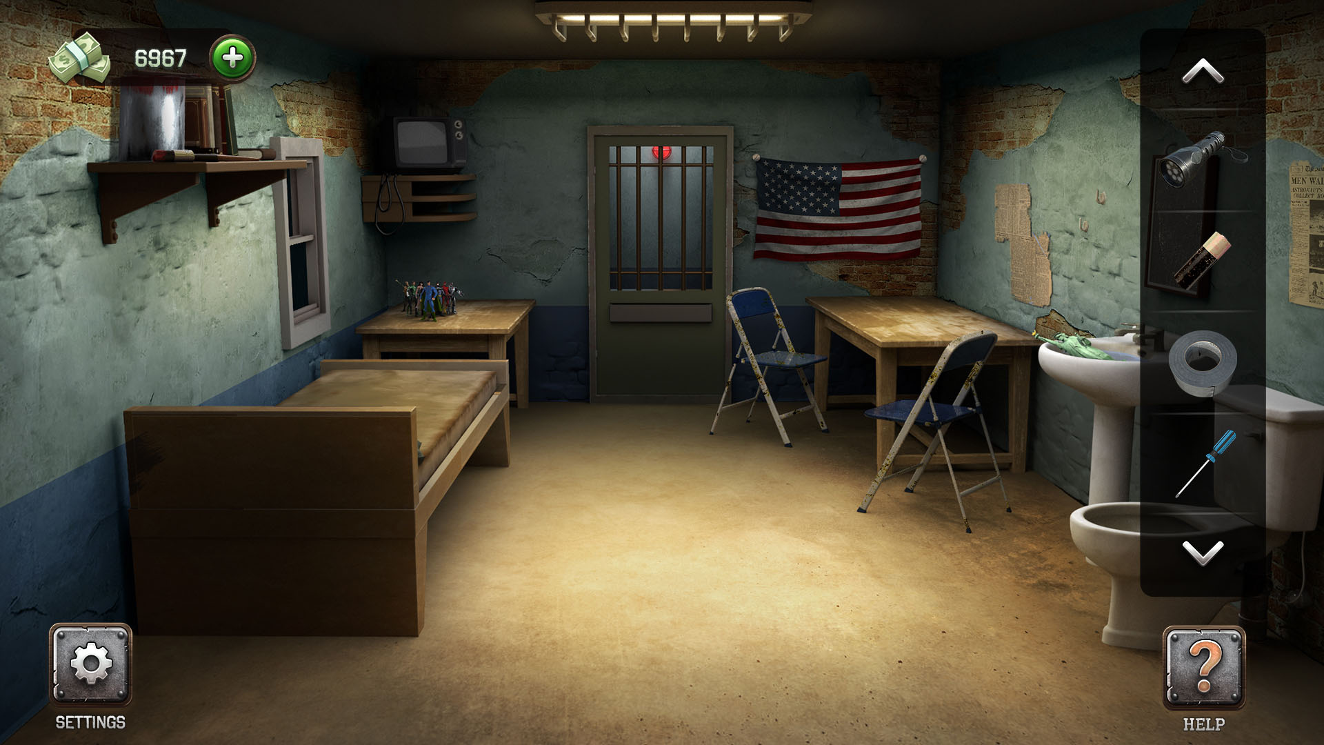 Ladda ner 100 Doors - Escape from Prison: Android Äventyrsspel spel till mobilen och surfplatta.
