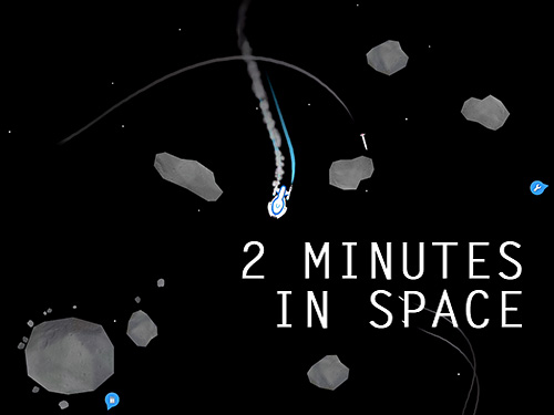 Ladda ner 2 minutes in space: Missiles and asteroids survival: Android Flying games spel till mobilen och surfplatta.