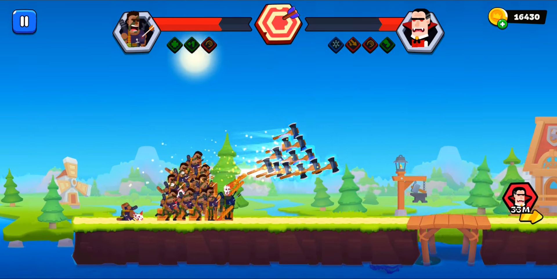 Ladda ner 300 Bowmen - PvP Battles: Android Puzzle Shooting spel till mobilen och surfplatta.