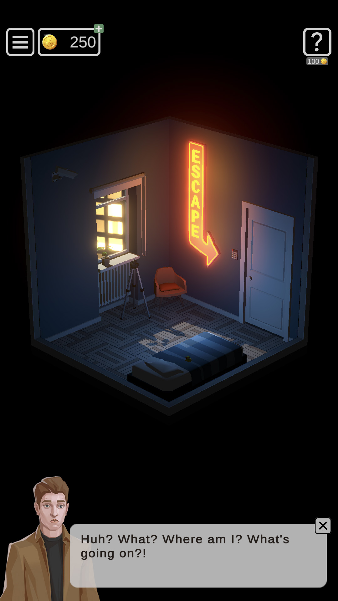 Ladda ner 50 Tiny Room Escape: Android Hidden objects spel till mobilen och surfplatta.