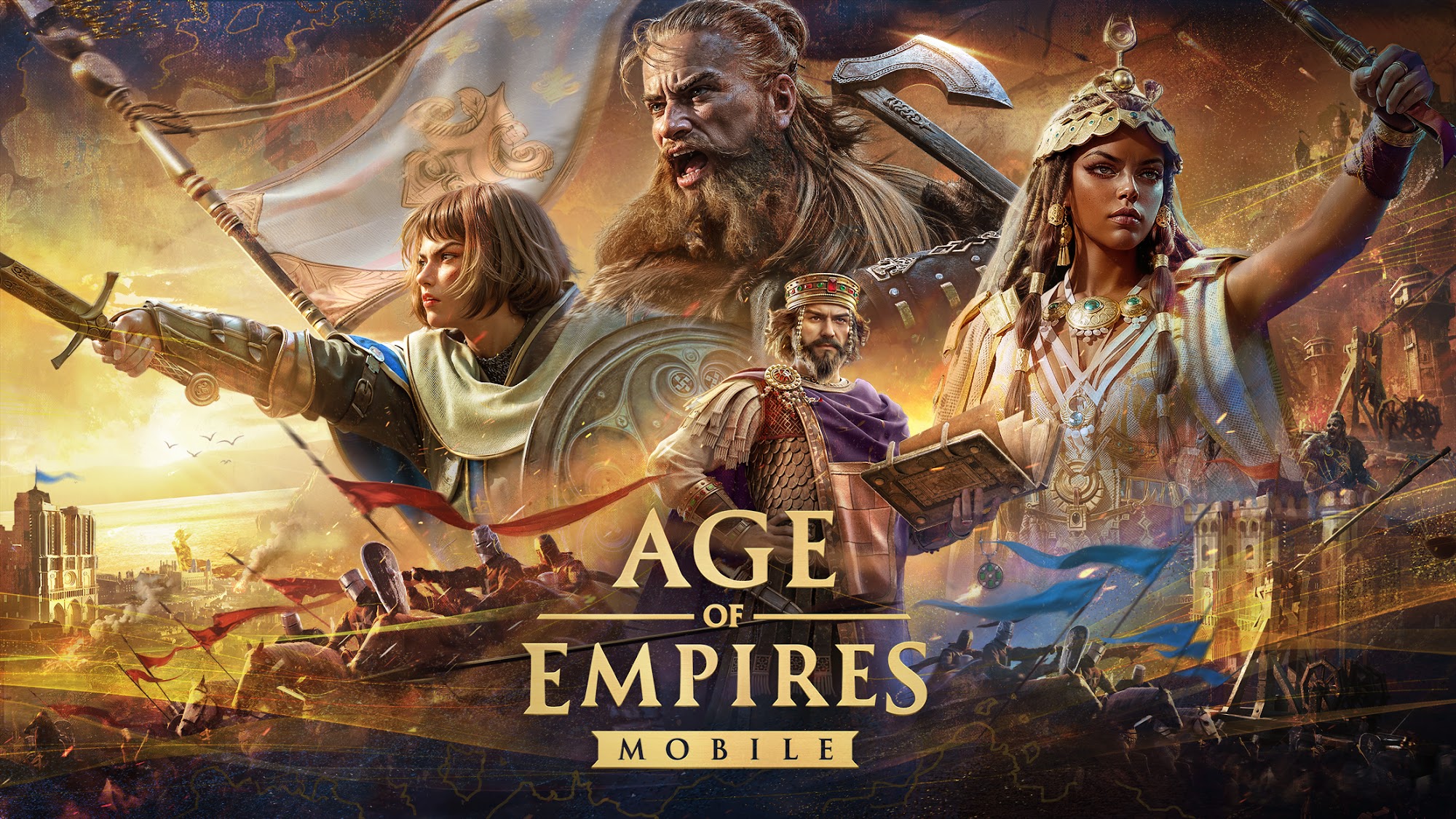 Ladda ner Age of Empires Mobile: Android Historical spel till mobilen och surfplatta.