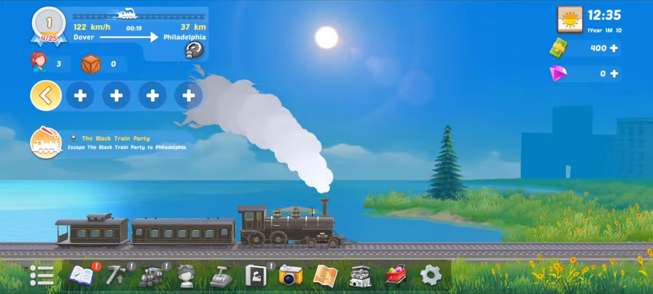 Ladda ner Age of Railways: Train Tycoon: Android Simulering spel till mobilen och surfplatta.