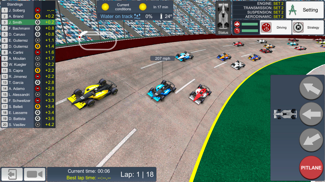 Ladda ner American Speedway Manager: Android Cars spel till mobilen och surfplatta.