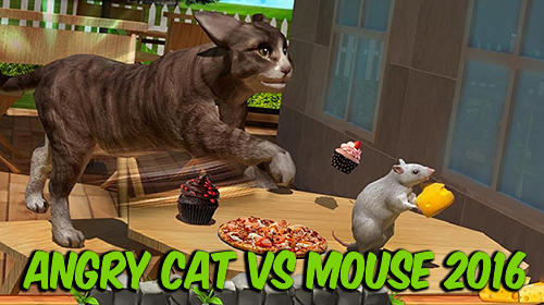 Ladda ner Angry cat vs. mouse 2016: Android Animals spel till mobilen och surfplatta.