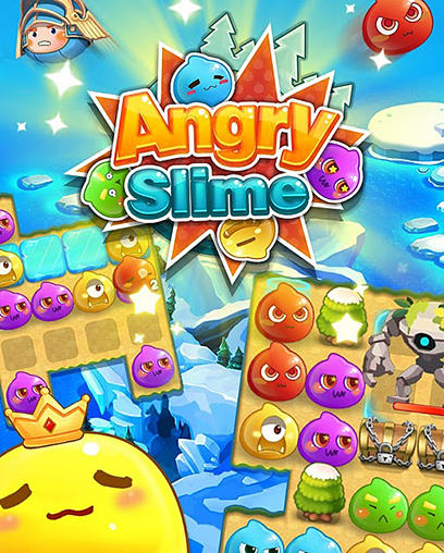 Ladda ner Angry slime: New original match 3: Android Match 3 spel till mobilen och surfplatta.