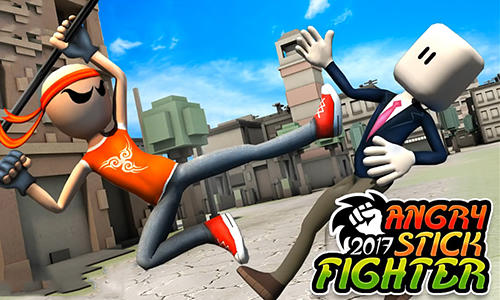 Ladda ner Angry stick fighter 2017: Android Fightingspel spel till mobilen och surfplatta.