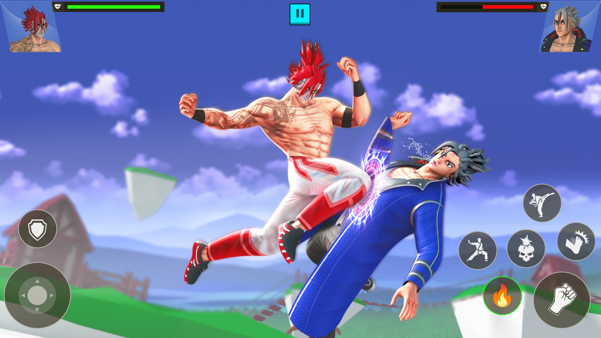 Ladda ner Anime Fighting Game: Android Fightingspel spel till mobilen och surfplatta.