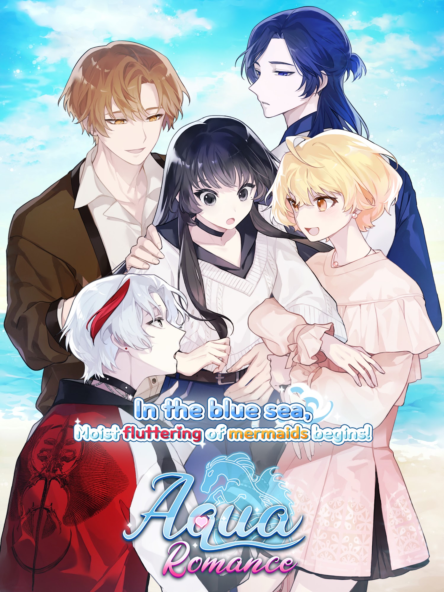 Ladda ner Aqua Romance: Mermaid Otome: Android Anime spel till mobilen och surfplatta.