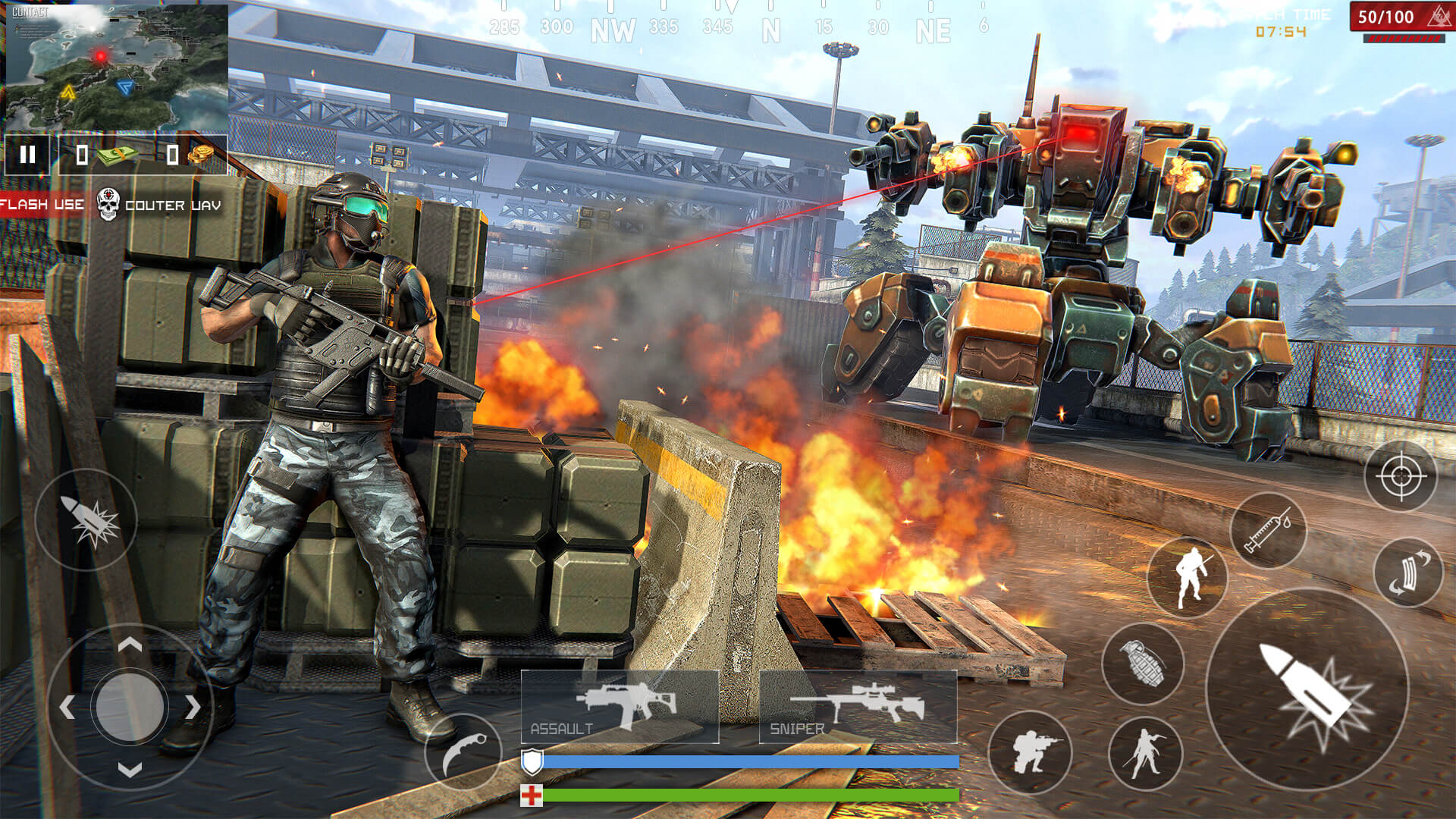 Ladda ner ATSS 2: Offline Shooting Games: Android Shooter spel till mobilen och surfplatta.