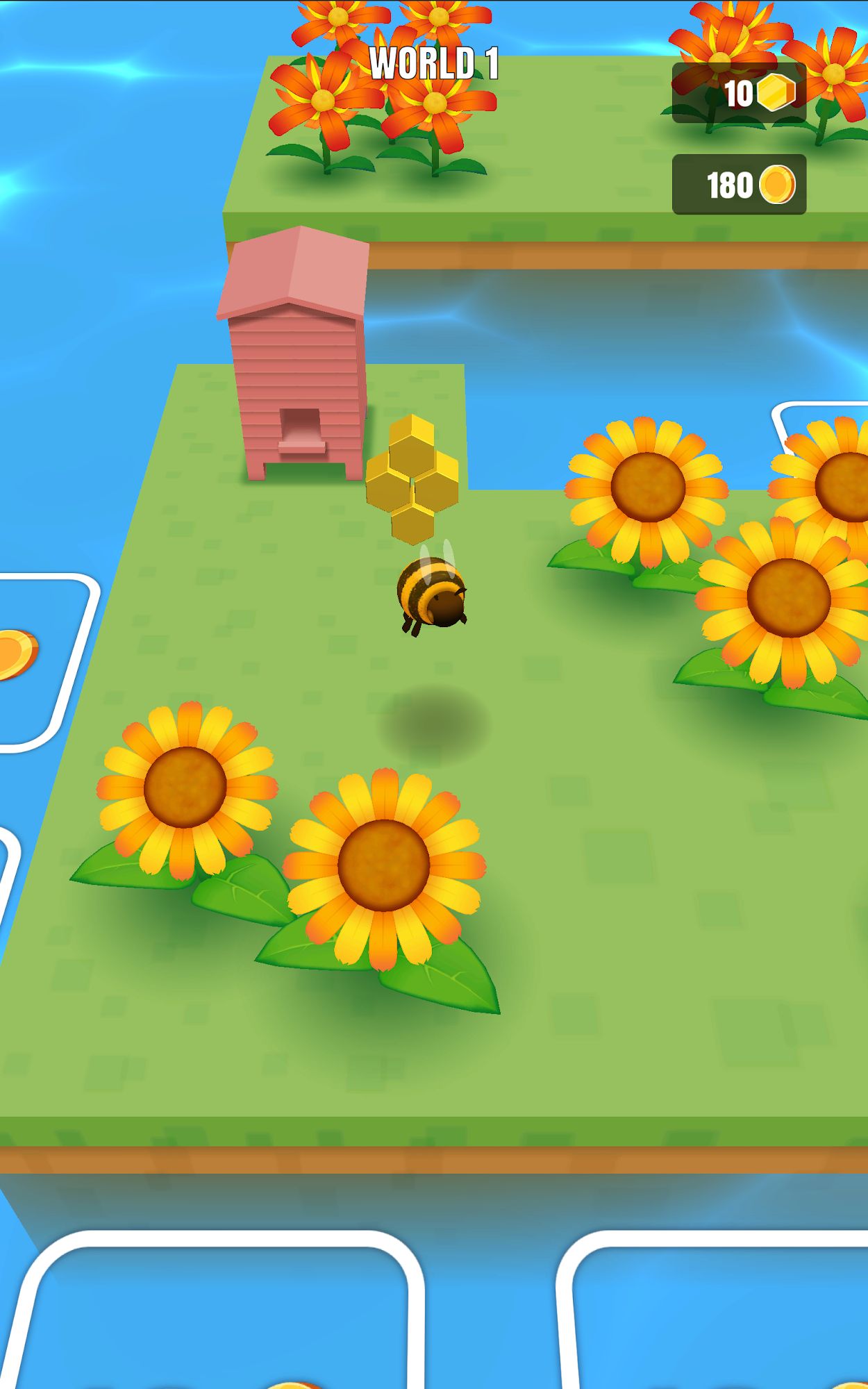 Ladda ner Bee Land - Relaxing Simulator: Android Easy spel till mobilen och surfplatta.