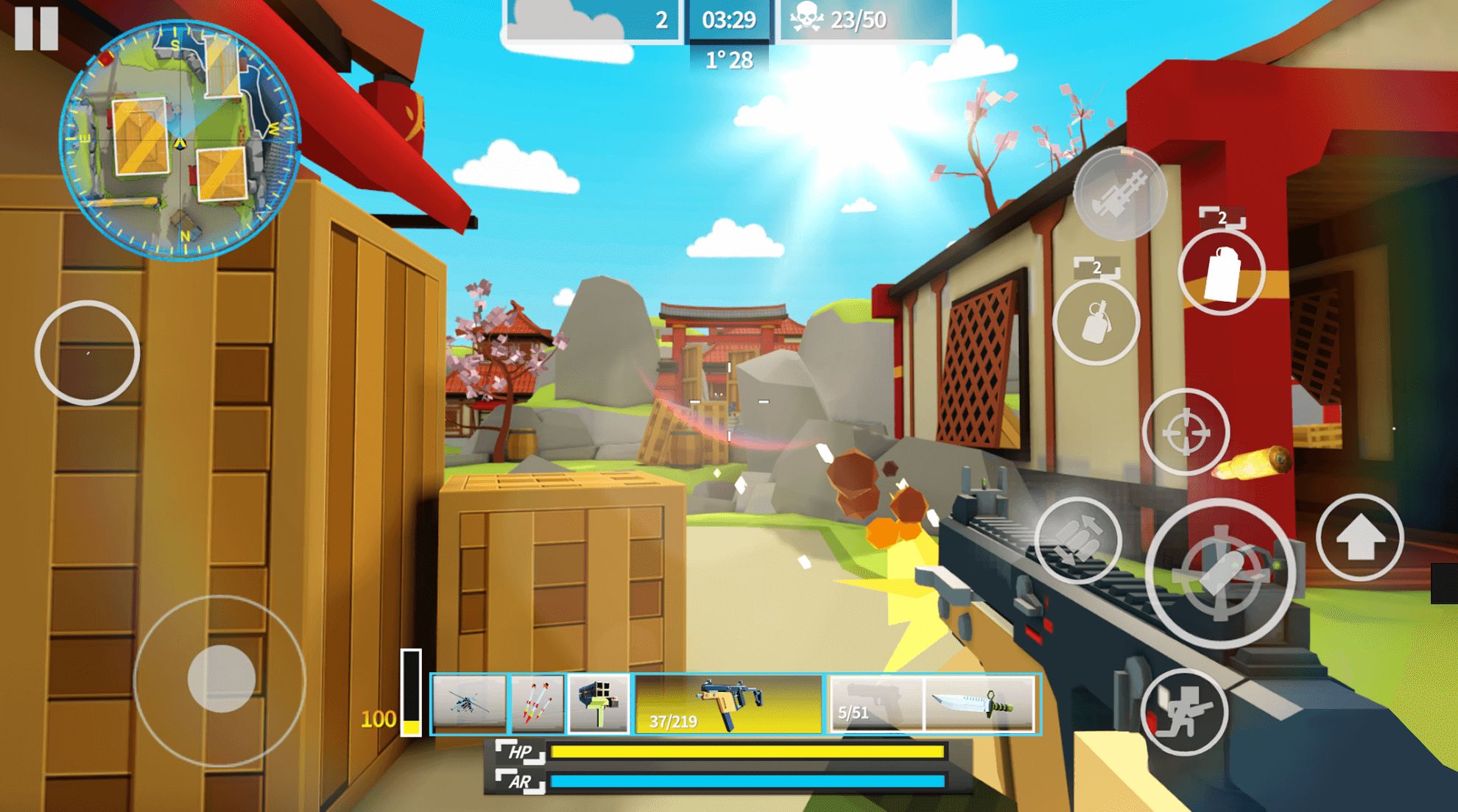 Ladda ner Bit Gun FPS: Online Shooting: Android Online spel till mobilen och surfplatta.