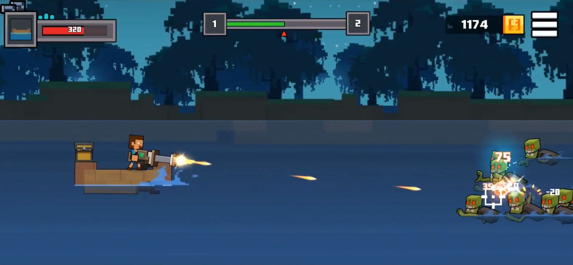 Ladda ner Block Craft: Monster Shooter: Android Pixel art spel till mobilen och surfplatta.