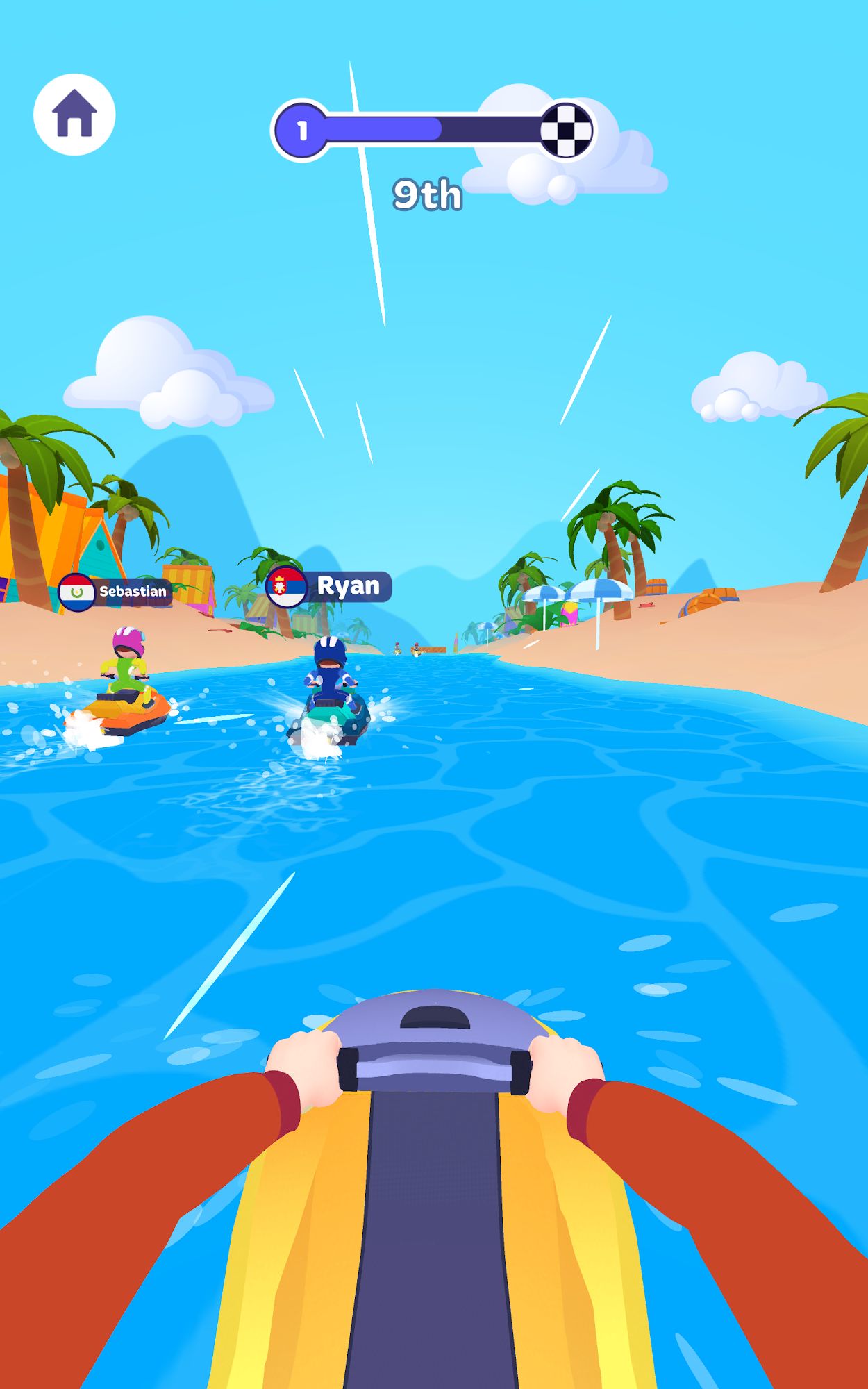 Ladda ner Boat Racer!: Android Racing spel till mobilen och surfplatta.