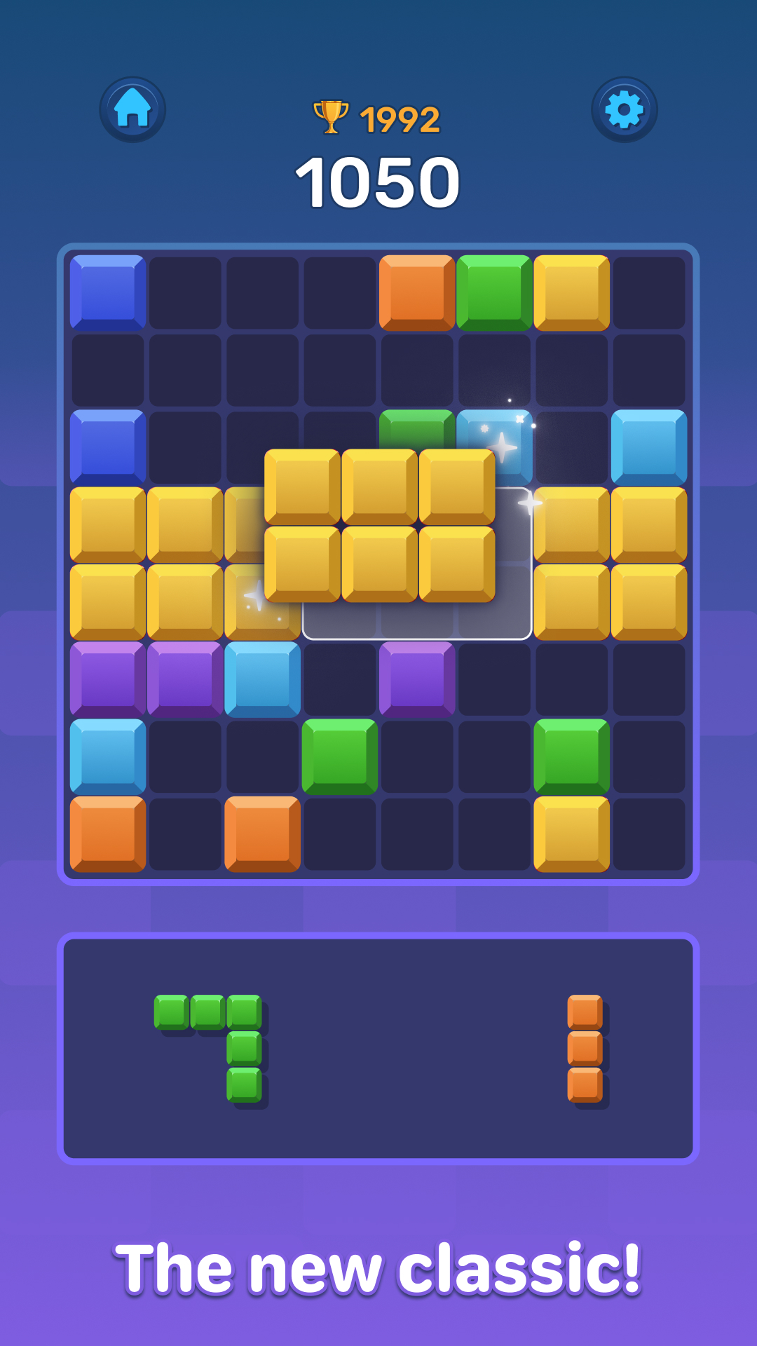 Ladda ner Boom Blocks Classic Puzzle: Android Puzzle spel till mobilen och surfplatta.