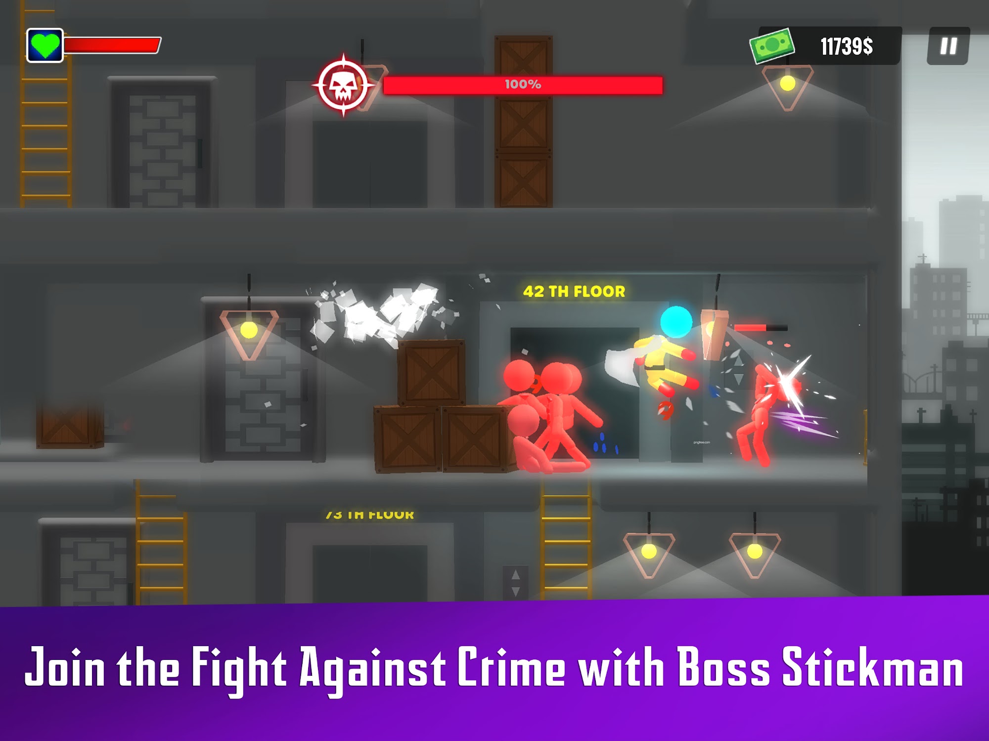 Ladda ner Boss Stickman: Android Stickman spel till mobilen och surfplatta.