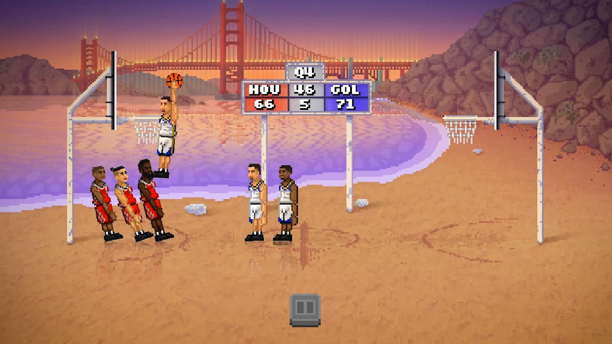 Ladda ner Bouncy Basketball: Android Sportspel spel till mobilen och surfplatta.