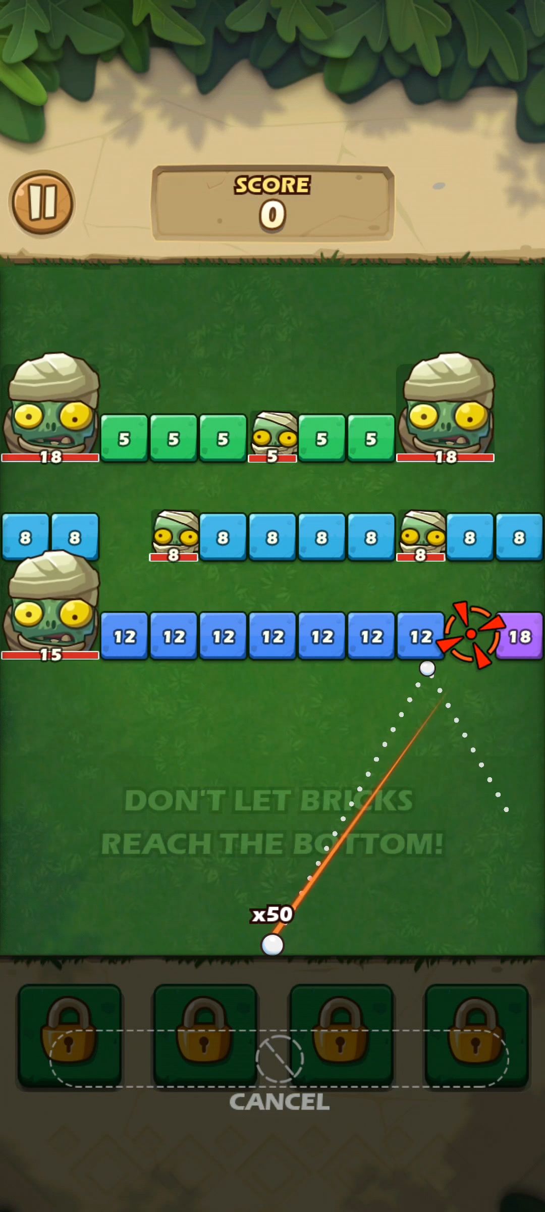 Ladda ner Breaker Fun 2: Zombie Brick: Android Puzzle Shooting spel till mobilen och surfplatta.