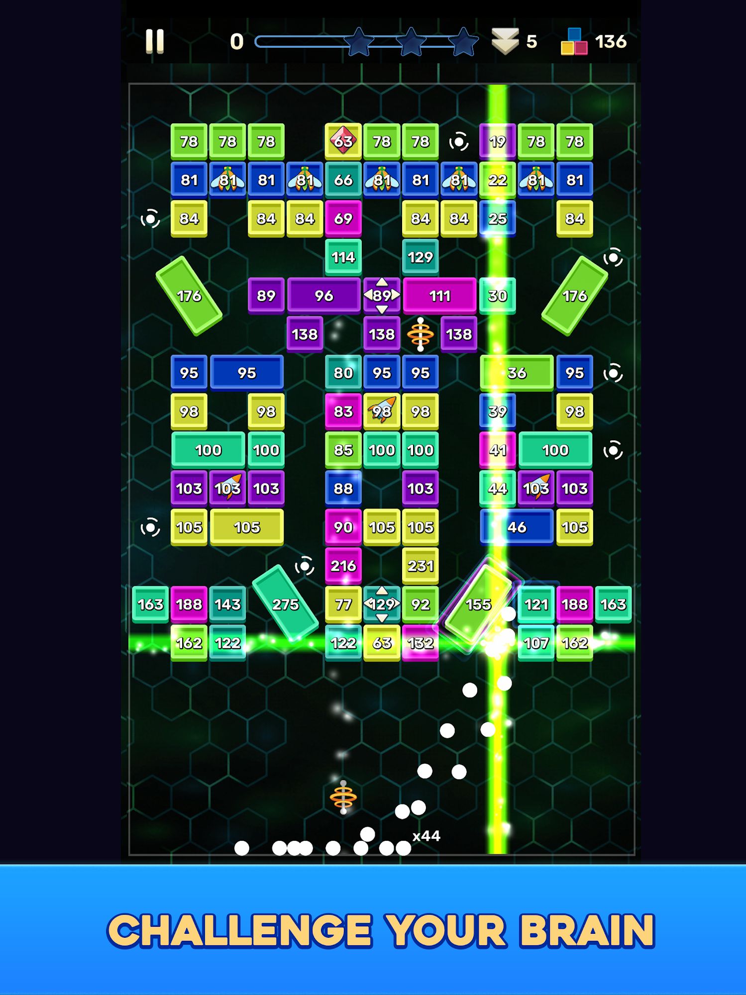 Ladda ner Brick Breaker: Journeys: Android Block puzzle spel till mobilen och surfplatta.