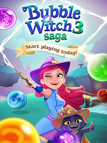 Ladda ner Bubble witch 3 saga: Android For kids spel till mobilen och surfplatta.