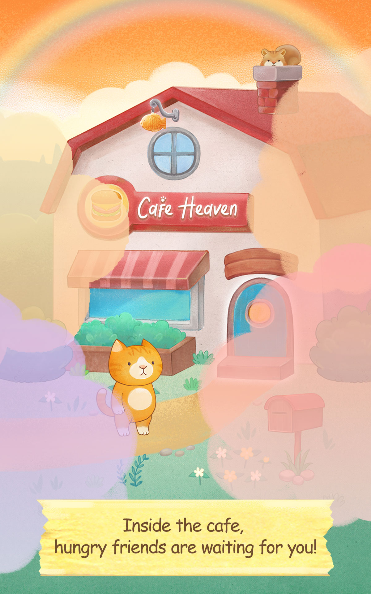 Ladda ner Cafe Heaven - Cat's Sandwich: Android For kids spel till mobilen och surfplatta.