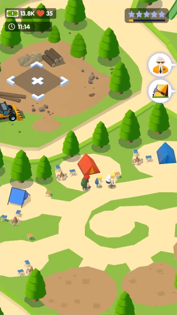 Ladda ner Campground Tycoon: Android Easy spel till mobilen och surfplatta.