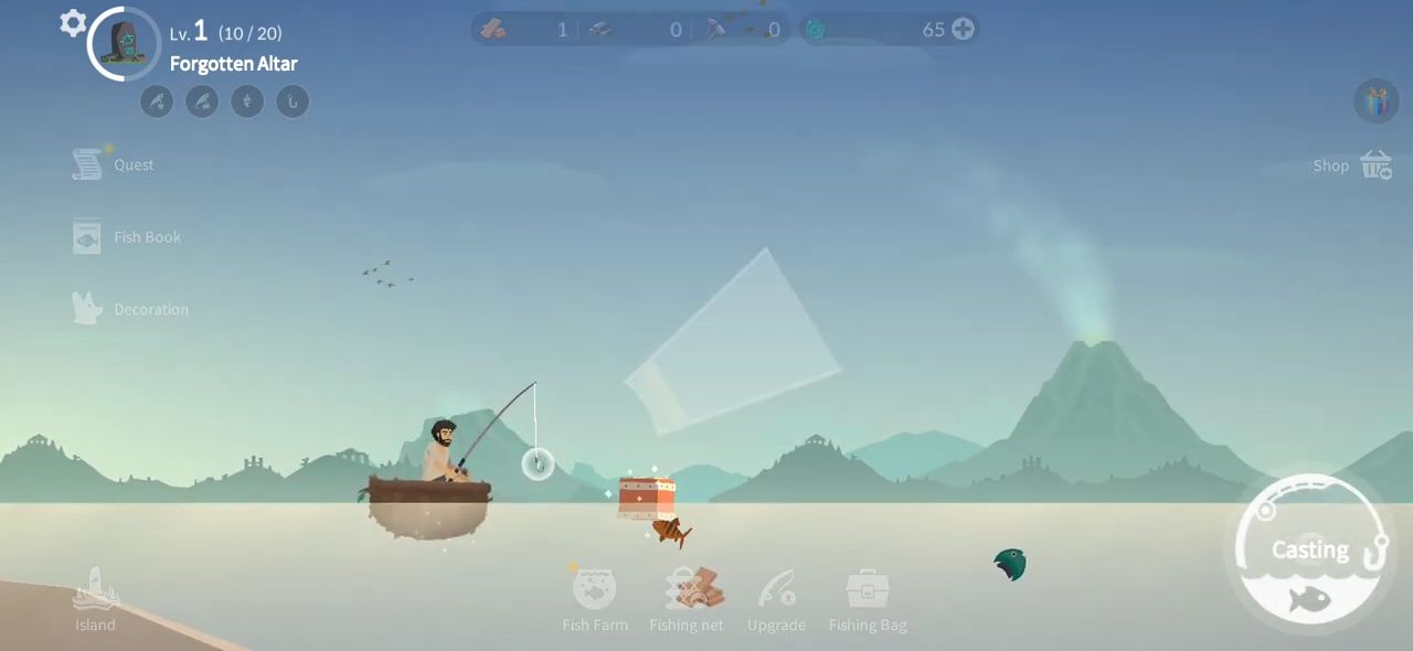 Ladda ner Casting Away: Android Survival spel till mobilen och surfplatta.