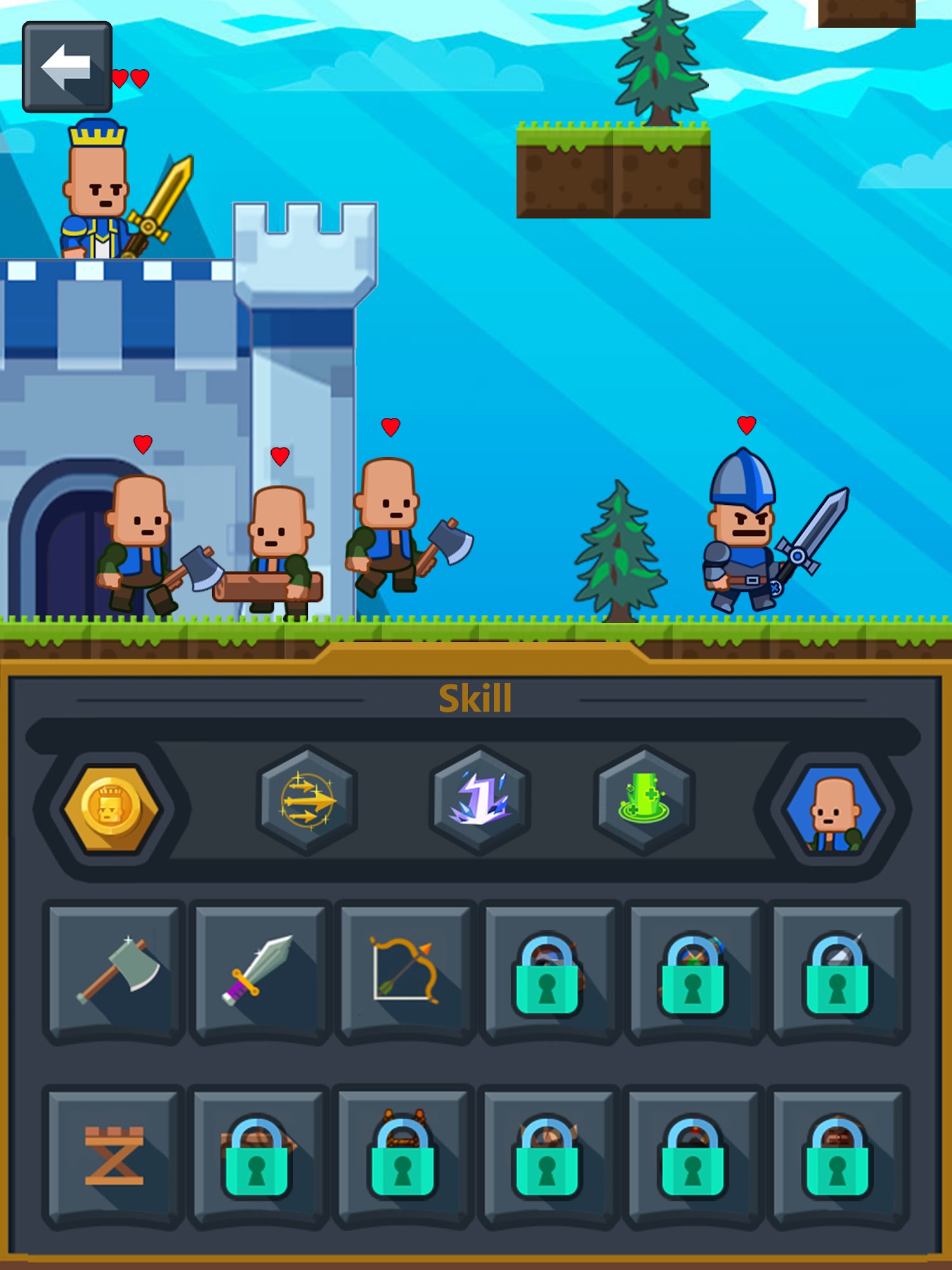 Ladda ner Castle Guard Battle-Army War: Android Clicker spel till mobilen och surfplatta.