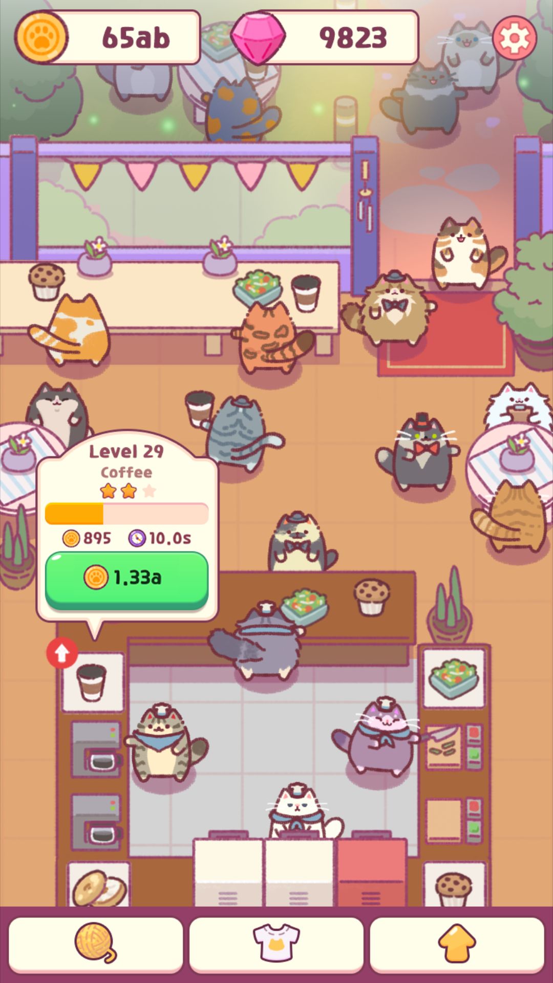 Ladda ner Cat Snack Bar: Android Cooking spel till mobilen och surfplatta.