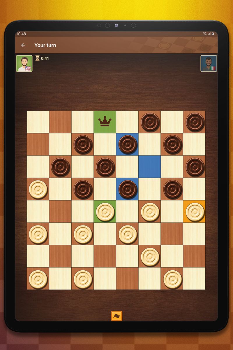 Ladda ner Checkers Online: Android Brädspel spel till mobilen och surfplatta.