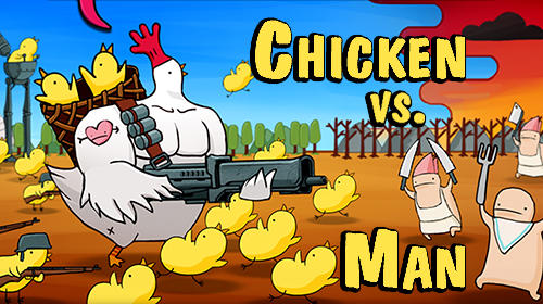Ladda ner Chicken vs man: Android Pixel art spel till mobilen och surfplatta.