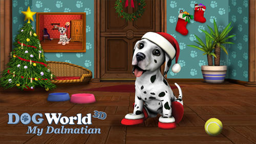 Ladda ner Christmas with dog world: Android Animals spel till mobilen och surfplatta.