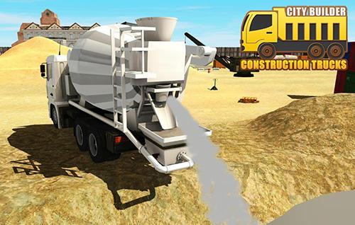 Ladda ner City builder: Construction trucks sim: Android  spel till mobilen och surfplatta.