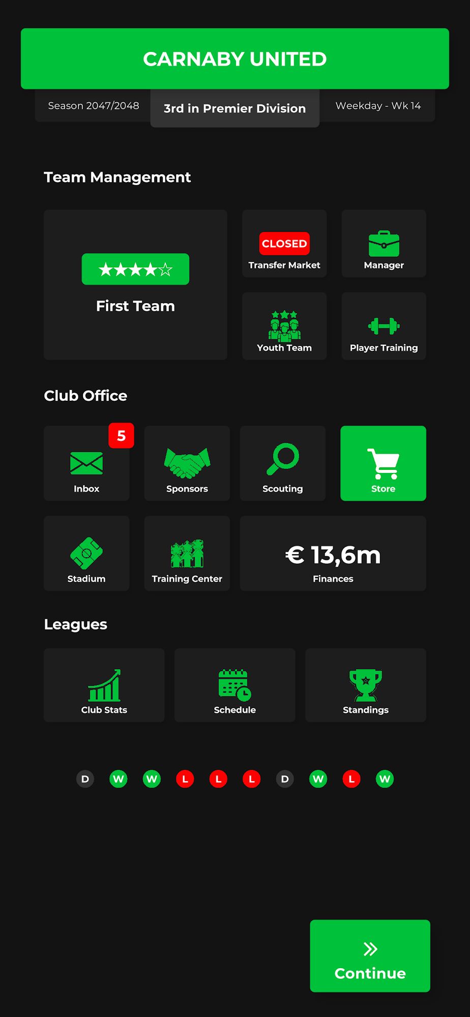 Ladda ner Club Boss - Football Game: Android Football spel till mobilen och surfplatta.