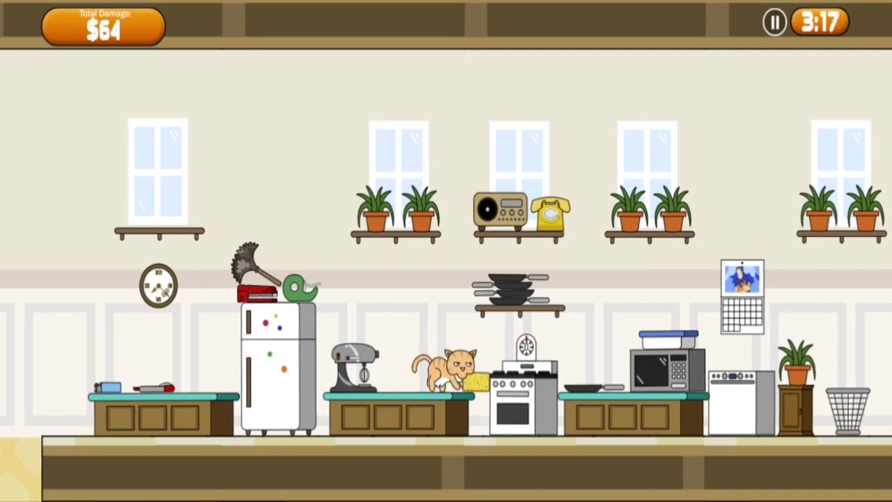 Ladda ner Clumsy Cat: Android Physics spel till mobilen och surfplatta.