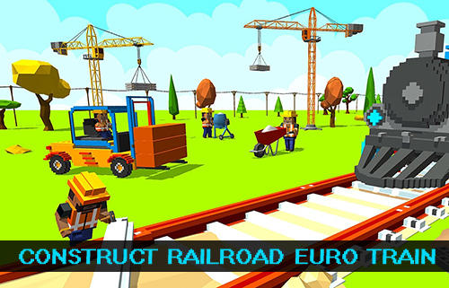 Ladda ner Construct railroad euro train: Android Pixel art spel till mobilen och surfplatta.