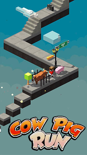 Ladda ner Cow pig run: Android Time killer spel till mobilen och surfplatta.
