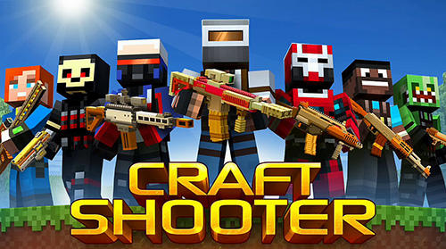 Ladda ner Craft shooter online: Guns of pixel shooting games: Android Pixel art spel till mobilen och surfplatta.