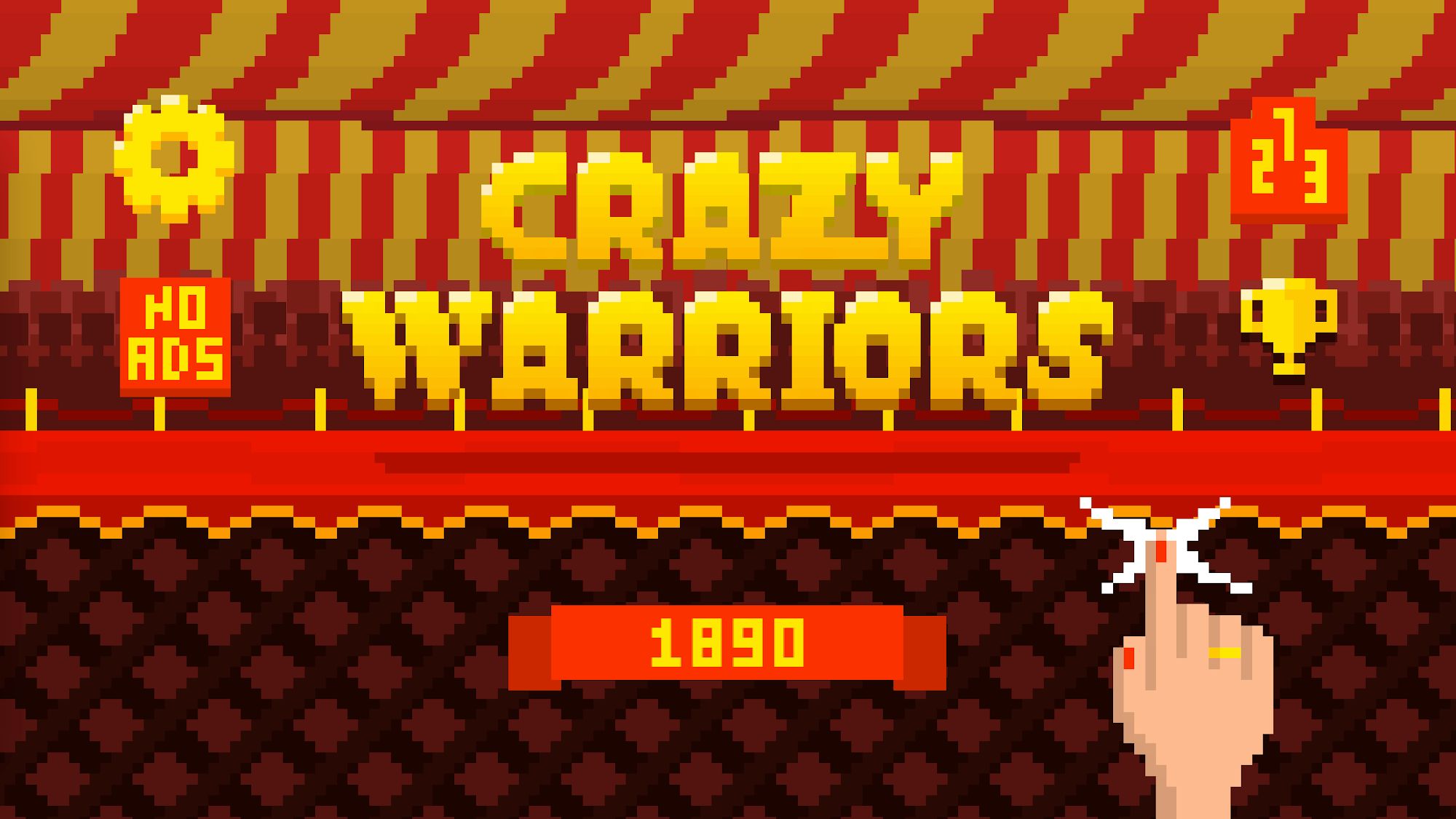 Ladda ner Crazy Warriors: Android Runner spel till mobilen och surfplatta.