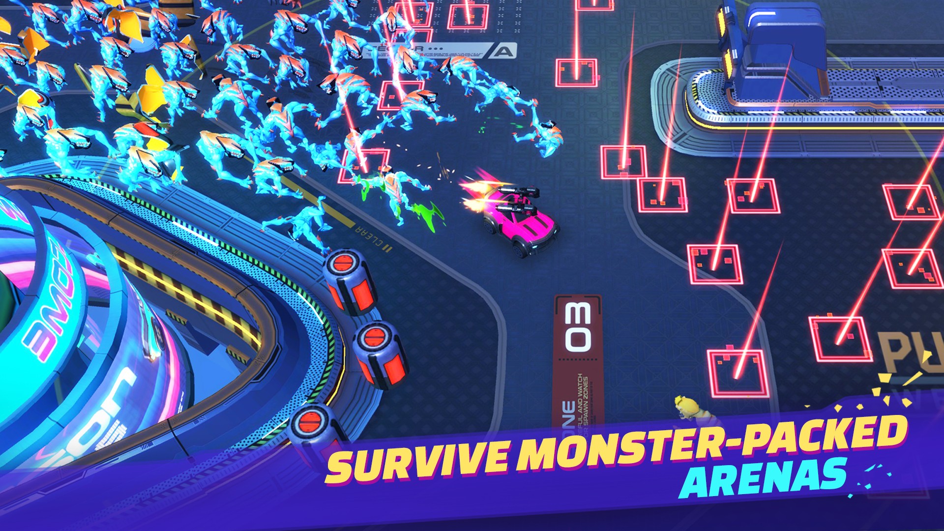 Ladda ner Crimson Wheels: Car Shooter: Android Racing spel till mobilen och surfplatta.