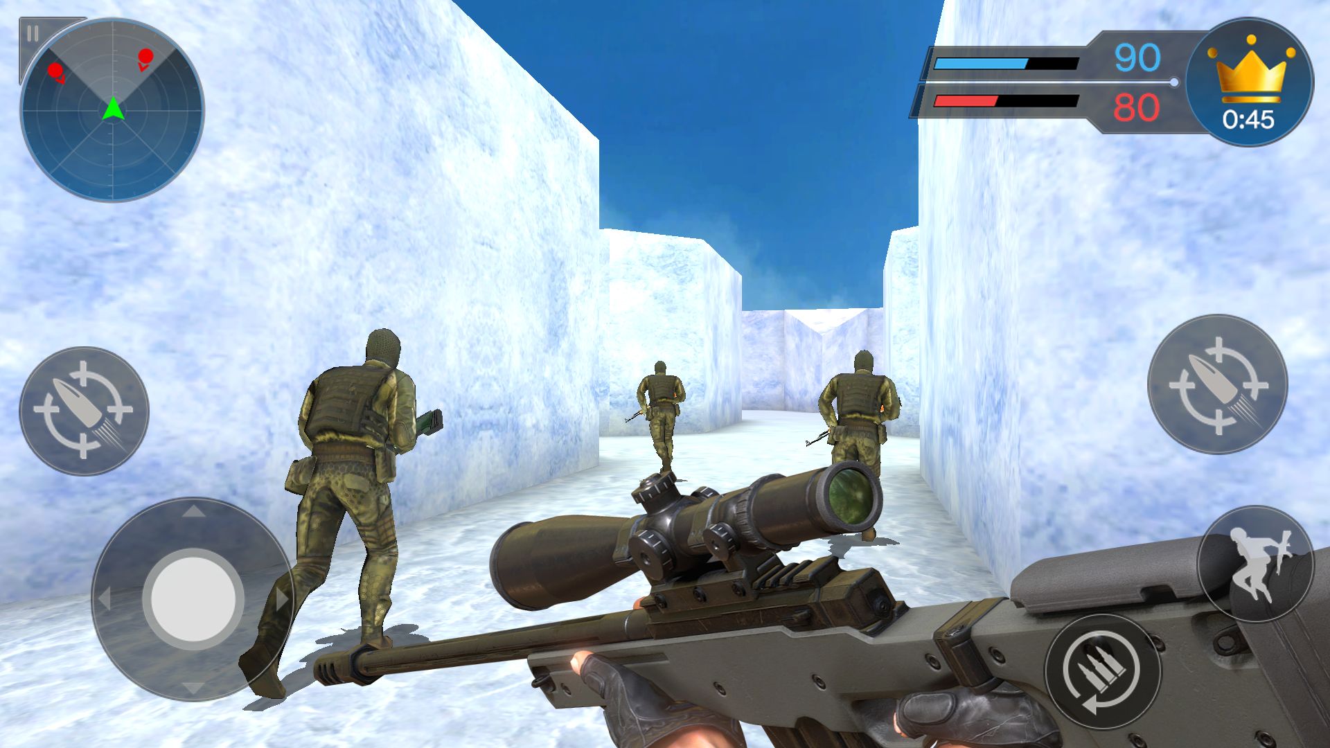 Ladda ner Critical Strike : Shooting Ops: Android Shooter spel till mobilen och surfplatta.