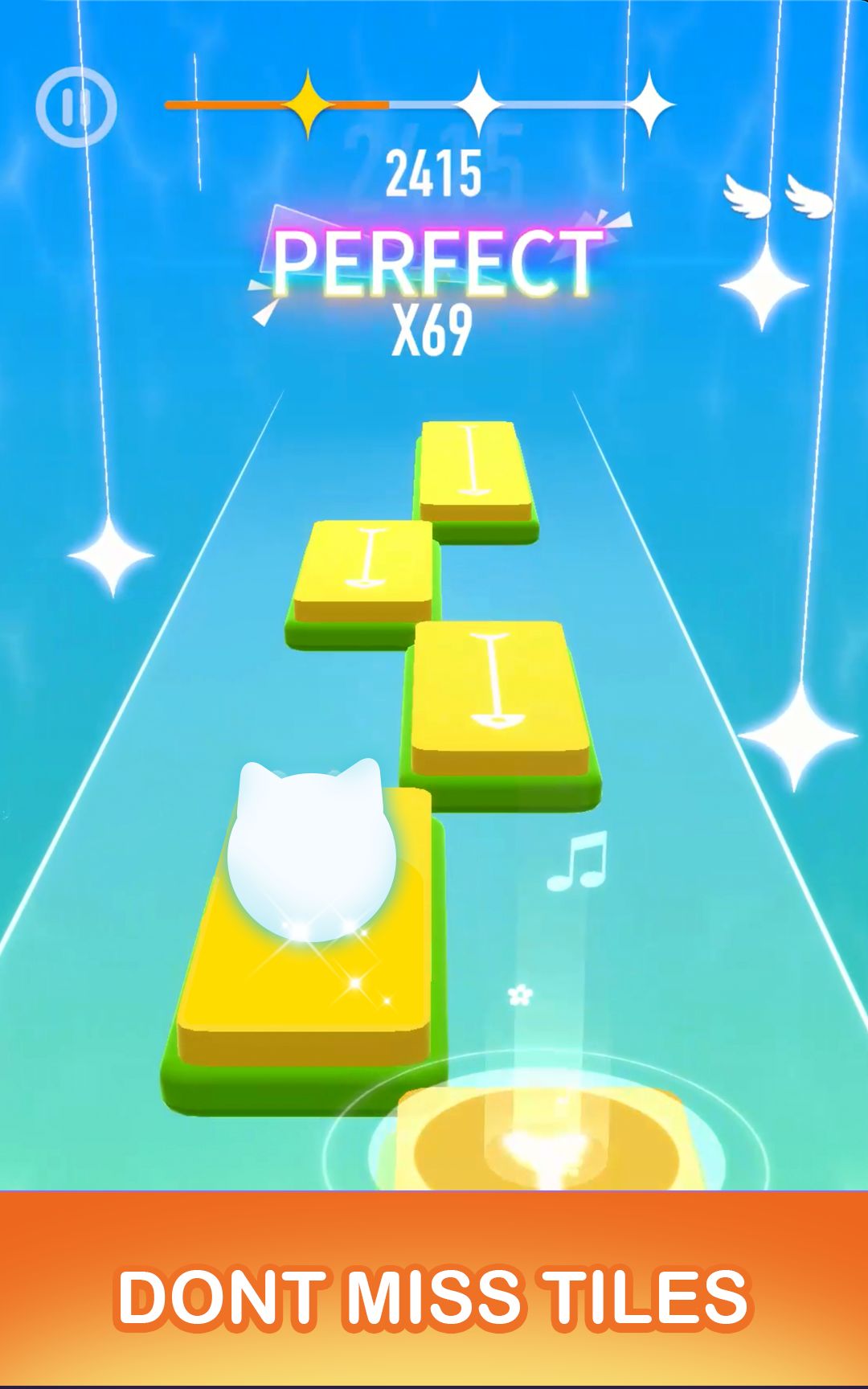 Ladda ner Dancing Cats - Music Tiles: Android Arkadspel spel till mobilen och surfplatta.