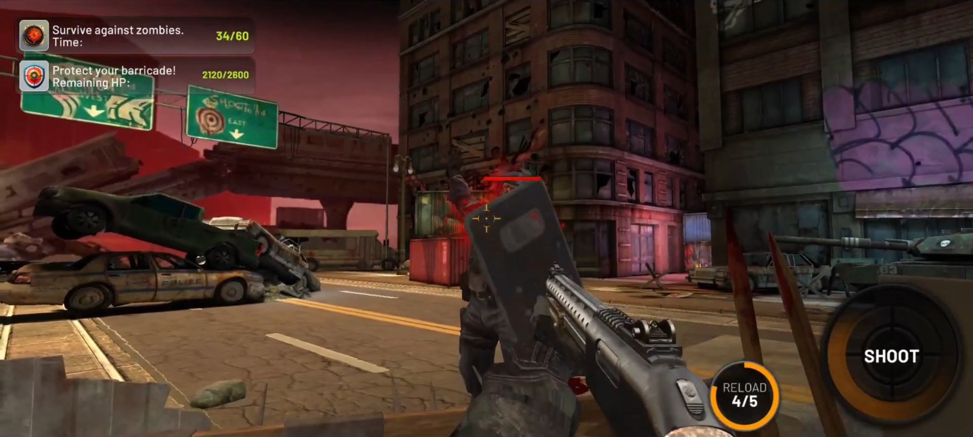 Ladda ner Deadlander: FPS Zombie Game: Android First-person shooters spel till mobilen och surfplatta.