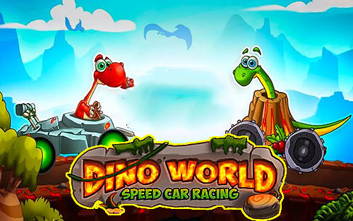 Ladda ner Dino world speed car racing: Android Hill racing spel till mobilen och surfplatta.