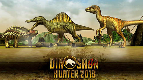 Ladda ner Dinosaur hunter 2018: Android Dinosaurs spel till mobilen och surfplatta.
