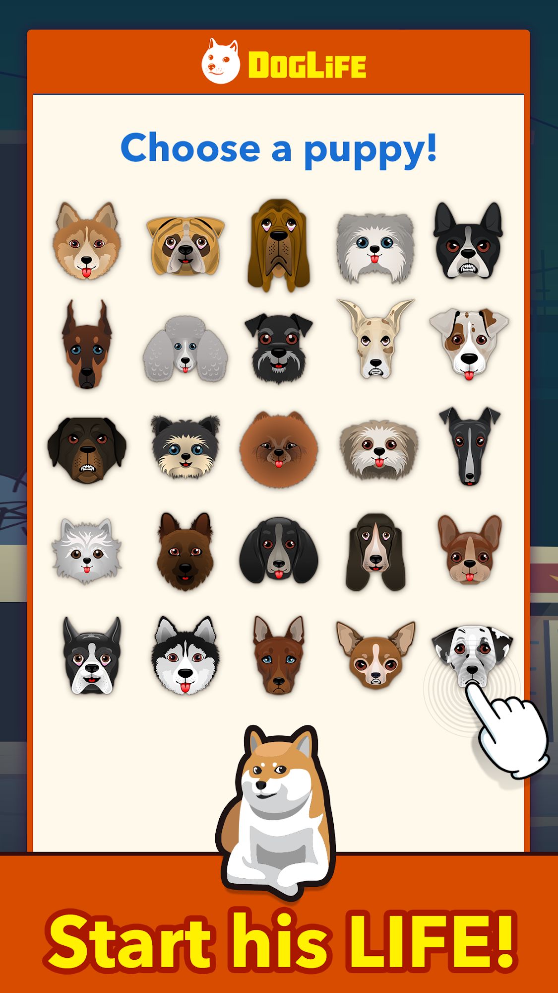 Ladda ner DogLife: BitLife Dogs: Android Animals spel till mobilen och surfplatta.