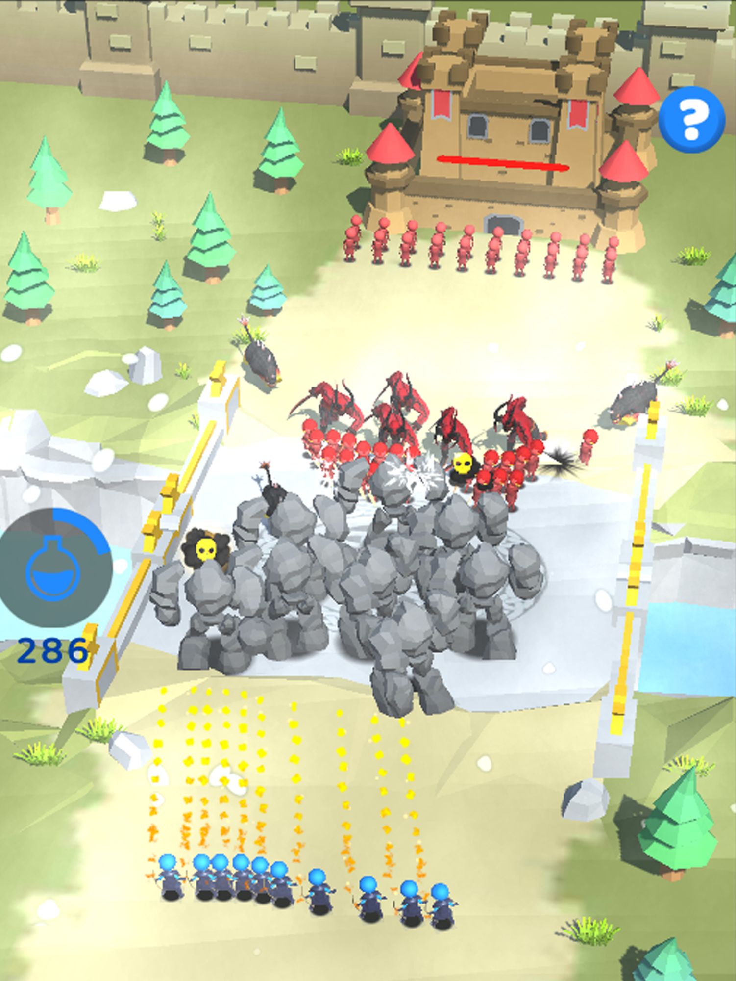 Ladda ner Draw Castle War: Android RTS (Real-time strategy) spel till mobilen och surfplatta.