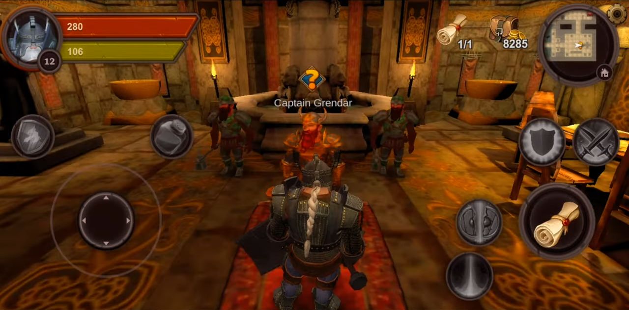 Ladda ner Dungeon Ward - rpg offline: Android Action spel till mobilen och surfplatta.