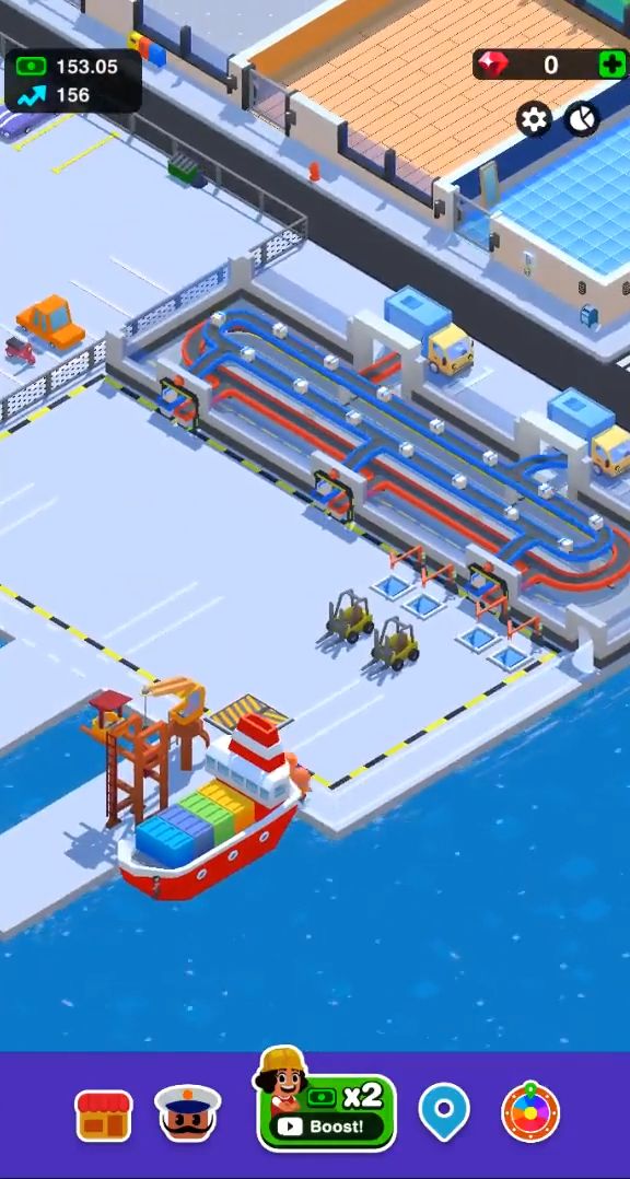 Ladda ner Idle Port Tycoon: Android Management spel till mobilen och surfplatta.