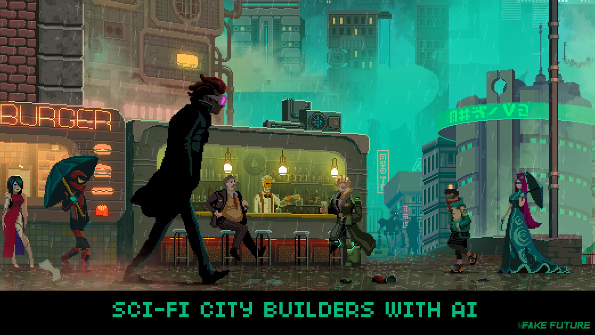 Ladda ner Fake Future: Android Building spel till mobilen och surfplatta.