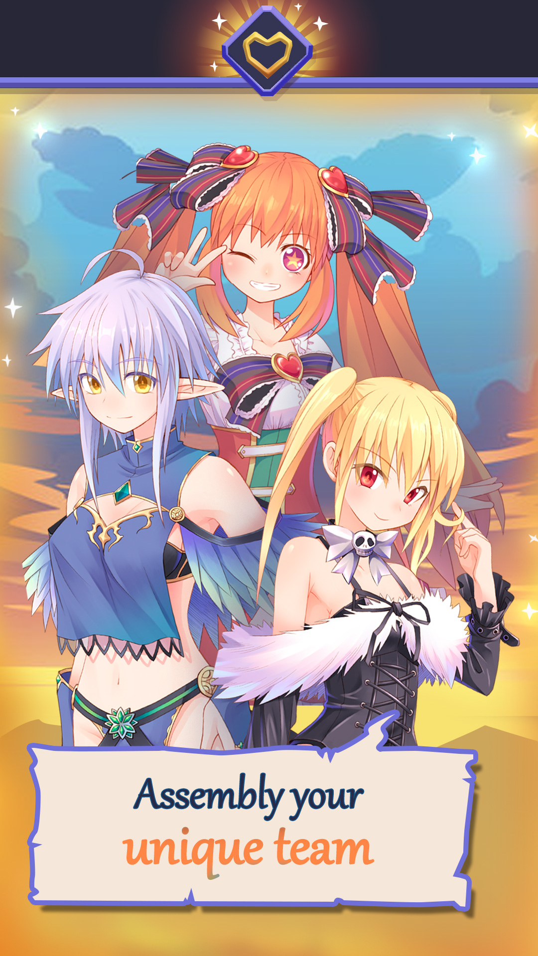 Ladda ner Fantasy town: Anime girls story: Android Economic spel till mobilen och surfplatta.